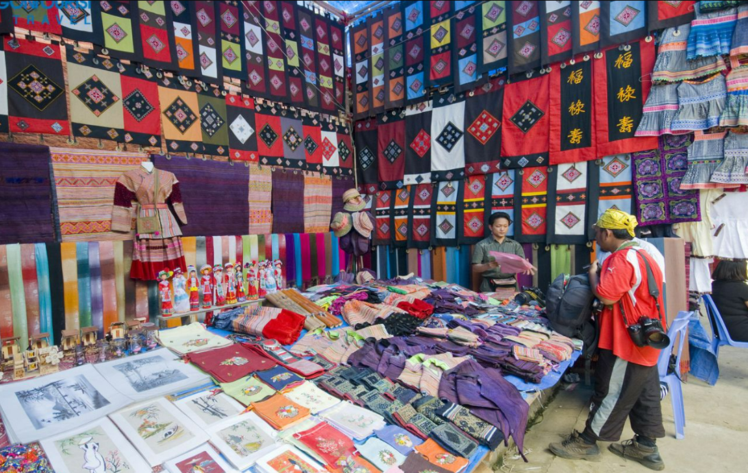 The most famous local markets around Sapa The most famous local markets around Sapa