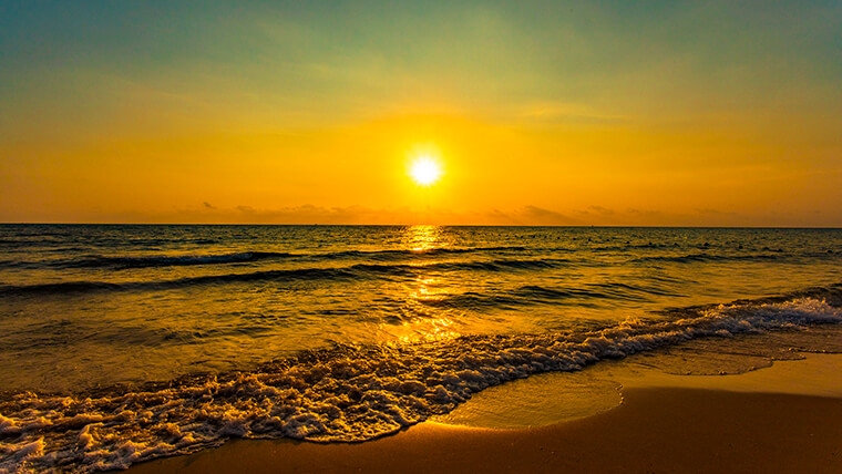 Phu Quoc beach sunset